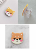 Anel/ Suporte Kawaii Akita/ Hachiko Para Celular