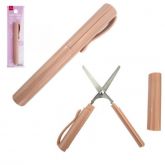 Tesoura Portátil Pink Aço Inox Importada Daiso