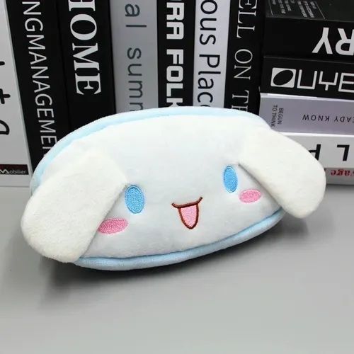 Cinnamoroll Estojo/ Necessaire Kawaii Pelúcia Bordado